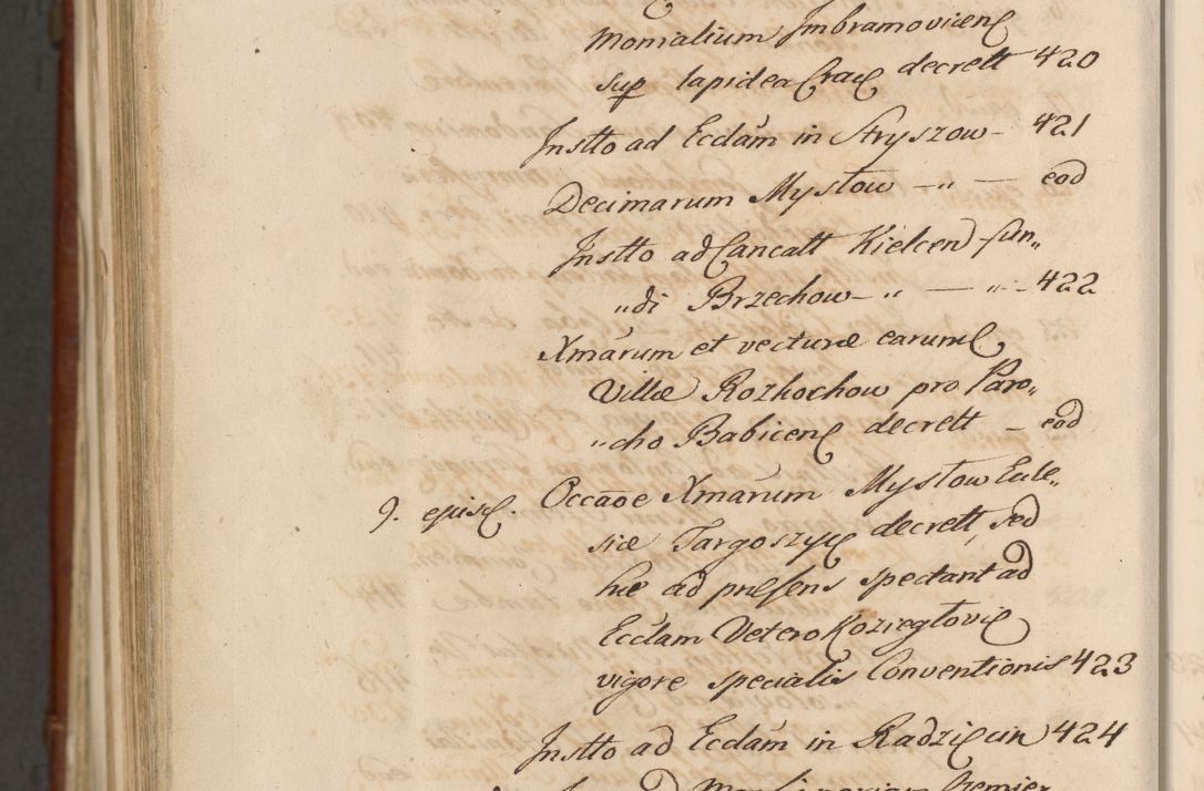Zdjęcie nr 1894 dla obiektu archiwalnego: Acta actorum episcopalium R. D. Casimiri a Łubna Łubiński, episcopi Cracoviensis, ducis Severiae ab anno 1714 ad annum 1719 conscripta. Volumen II