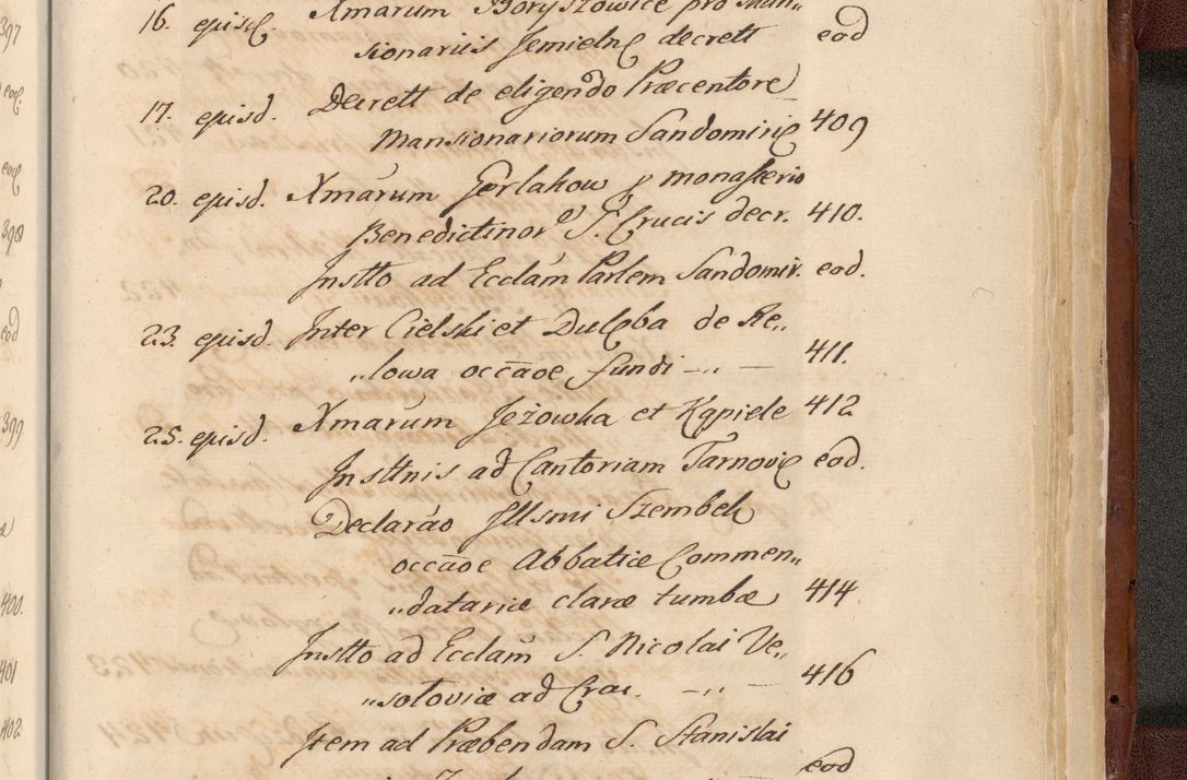 Zdjęcie nr 1893 dla obiektu archiwalnego: Acta actorum episcopalium R. D. Casimiri a Łubna Łubiński, episcopi Cracoviensis, ducis Severiae ab anno 1714 ad annum 1719 conscripta. Volumen II