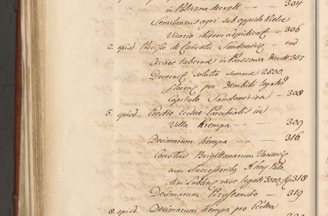 Zdjęcie nr 1886 dla obiektu archiwalnego: Acta actorum episcopalium R. D. Casimiri a Łubna Łubiński, episcopi Cracoviensis, ducis Severiae ab anno 1714 ad annum 1719 conscripta. Volumen II