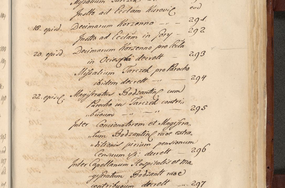 Zdjęcie nr 1885 dla obiektu archiwalnego: Acta actorum episcopalium R. D. Casimiri a Łubna Łubiński, episcopi Cracoviensis, ducis Severiae ab anno 1714 ad annum 1719 conscripta. Volumen II