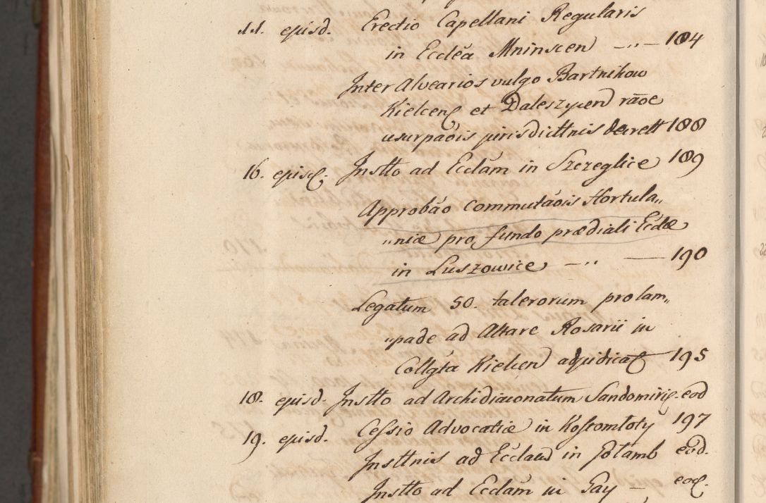 Zdjęcie nr 1884 dla obiektu archiwalnego: Acta actorum episcopalium R. D. Casimiri a Łubna Łubiński, episcopi Cracoviensis, ducis Severiae ab anno 1714 ad annum 1719 conscripta. Volumen II