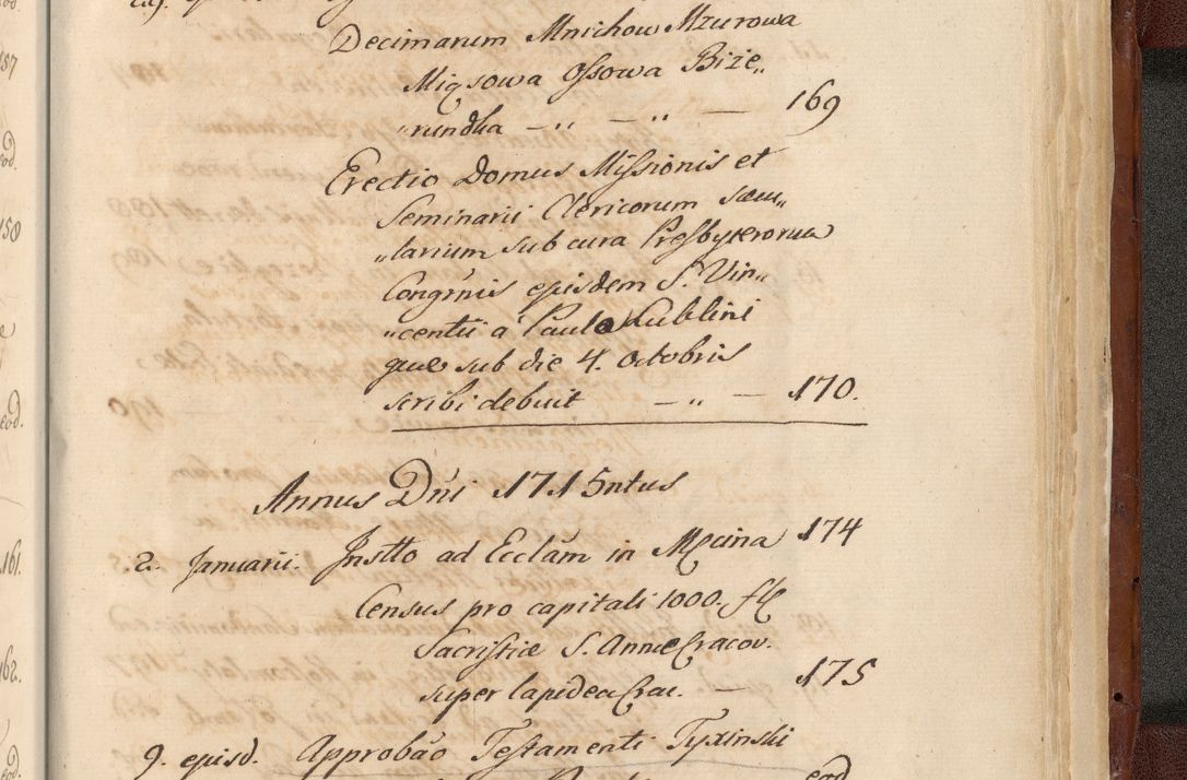 Zdjęcie nr 1883 dla obiektu archiwalnego: Acta actorum episcopalium R. D. Casimiri a Łubna Łubiński, episcopi Cracoviensis, ducis Severiae ab anno 1714 ad annum 1719 conscripta. Volumen II