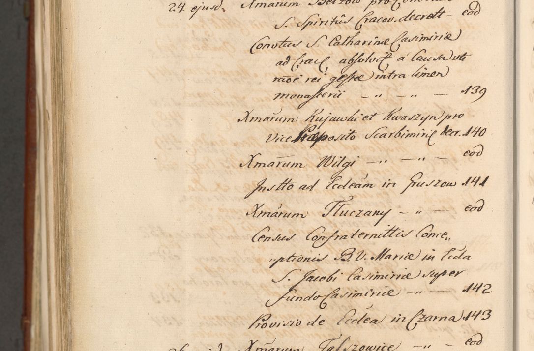Zdjęcie nr 1880 dla obiektu archiwalnego: Acta actorum episcopalium R. D. Casimiri a Łubna Łubiński, episcopi Cracoviensis, ducis Severiae ab anno 1714 ad annum 1719 conscripta. Volumen II