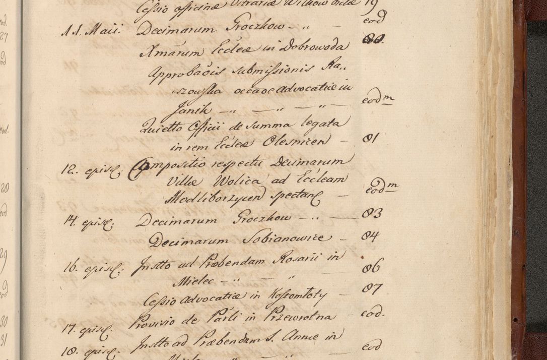 Zdjęcie nr 1875 dla obiektu archiwalnego: Acta actorum episcopalium R. D. Casimiri a Łubna Łubiński, episcopi Cracoviensis, ducis Severiae ab anno 1714 ad annum 1719 conscripta. Volumen II