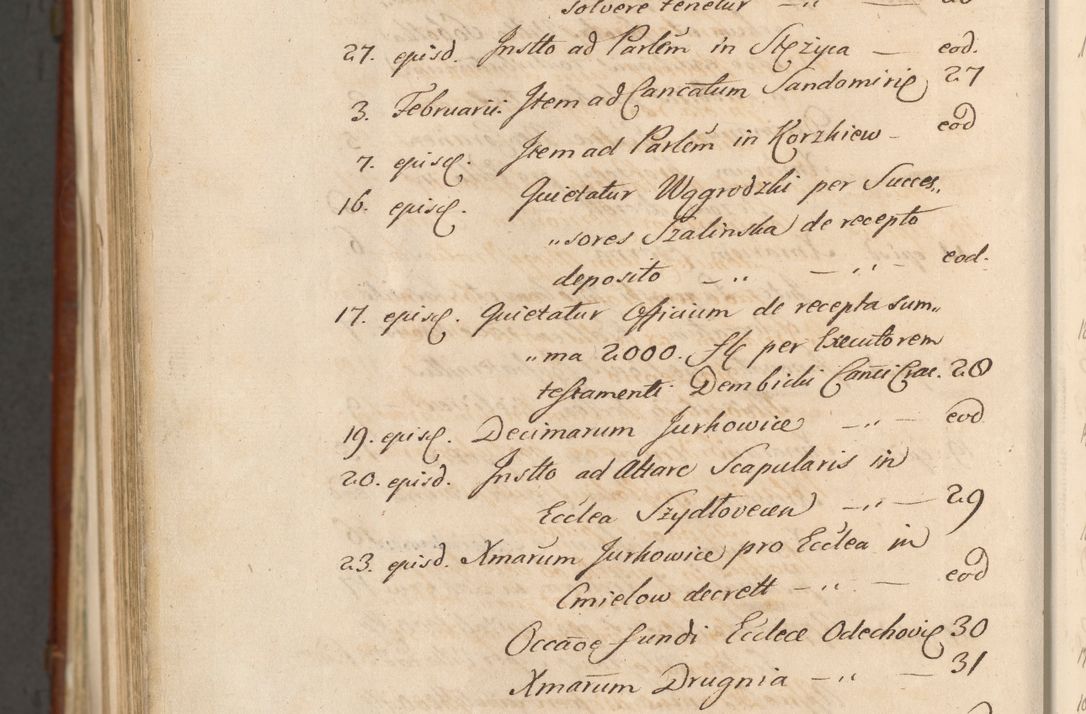 Zdjęcie nr 1874 dla obiektu archiwalnego: Acta actorum episcopalium R. D. Casimiri a Łubna Łubiński, episcopi Cracoviensis, ducis Severiae ab anno 1714 ad annum 1719 conscripta. Volumen II