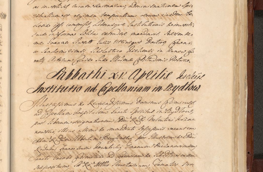 Zdjęcie nr 1869 dla obiektu archiwalnego: Acta actorum episcopalium R. D. Casimiri a Łubna Łubiński, episcopi Cracoviensis, ducis Severiae ab anno 1714 ad annum 1719 conscripta. Volumen II