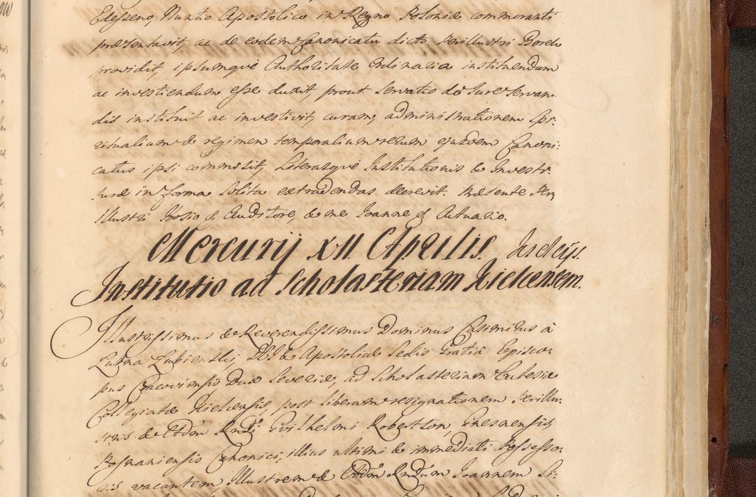 Zdjęcie nr 1867 dla obiektu archiwalnego: Acta actorum episcopalium R. D. Casimiri a Łubna Łubiński, episcopi Cracoviensis, ducis Severiae ab anno 1714 ad annum 1719 conscripta. Volumen II