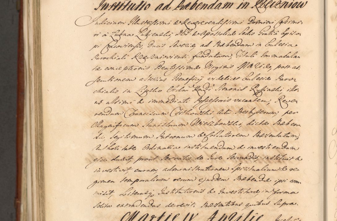 Zdjęcie nr 1866 dla obiektu archiwalnego: Acta actorum episcopalium R. D. Casimiri a Łubna Łubiński, episcopi Cracoviensis, ducis Severiae ab anno 1714 ad annum 1719 conscripta. Volumen II