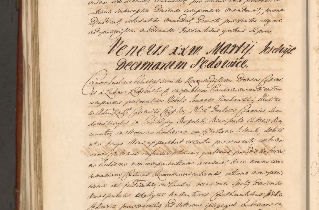 Zdjęcie nr 1864 dla obiektu archiwalnego: Acta actorum episcopalium R. D. Casimiri a Łubna Łubiński, episcopi Cracoviensis, ducis Severiae ab anno 1714 ad annum 1719 conscripta. Volumen II