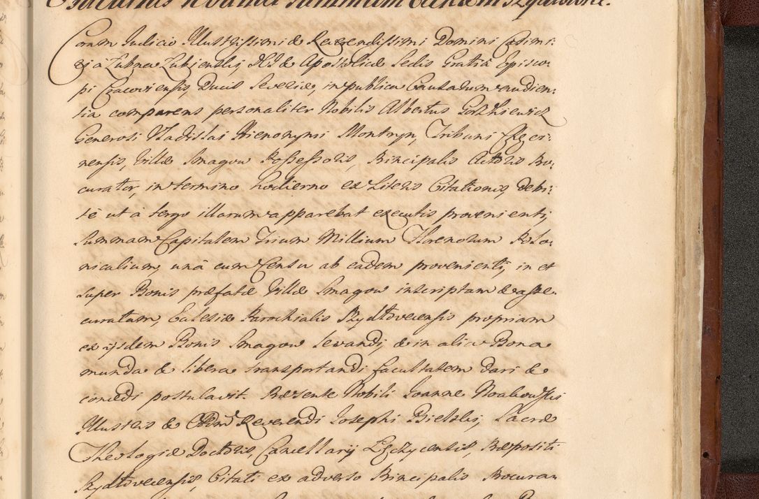 Zdjęcie nr 1861 dla obiektu archiwalnego: Acta actorum episcopalium R. D. Casimiri a Łubna Łubiński, episcopi Cracoviensis, ducis Severiae ab anno 1714 ad annum 1719 conscripta. Volumen II