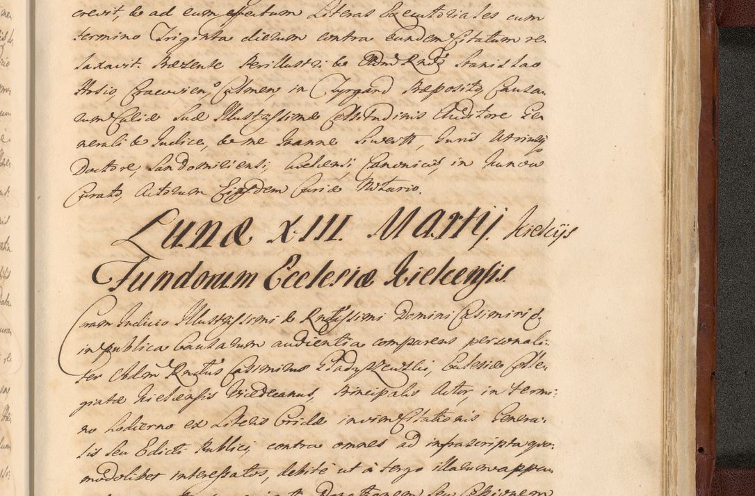 Zdjęcie nr 1855 dla obiektu archiwalnego: Acta actorum episcopalium R. D. Casimiri a Łubna Łubiński, episcopi Cracoviensis, ducis Severiae ab anno 1714 ad annum 1719 conscripta. Volumen II