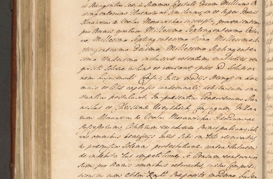 Zdjęcie nr 1852 dla obiektu archiwalnego: Acta actorum episcopalium R. D. Casimiri a Łubna Łubiński, episcopi Cracoviensis, ducis Severiae ab anno 1714 ad annum 1719 conscripta. Volumen II