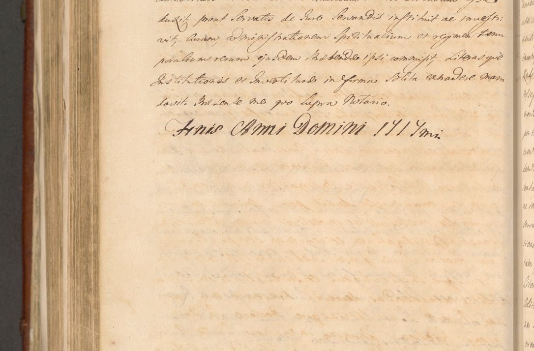 Zdjęcie nr 1850 dla obiektu archiwalnego: Acta actorum episcopalium R. D. Casimiri a Łubna Łubiński, episcopi Cracoviensis, ducis Severiae ab anno 1714 ad annum 1719 conscripta. Volumen II