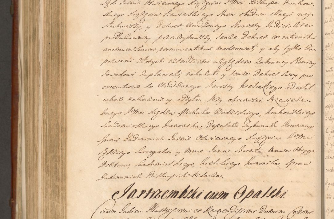 Zdjęcie nr 1844 dla obiektu archiwalnego: Acta actorum episcopalium R. D. Casimiri a Łubna Łubiński, episcopi Cracoviensis, ducis Severiae ab anno 1714 ad annum 1719 conscripta. Volumen II