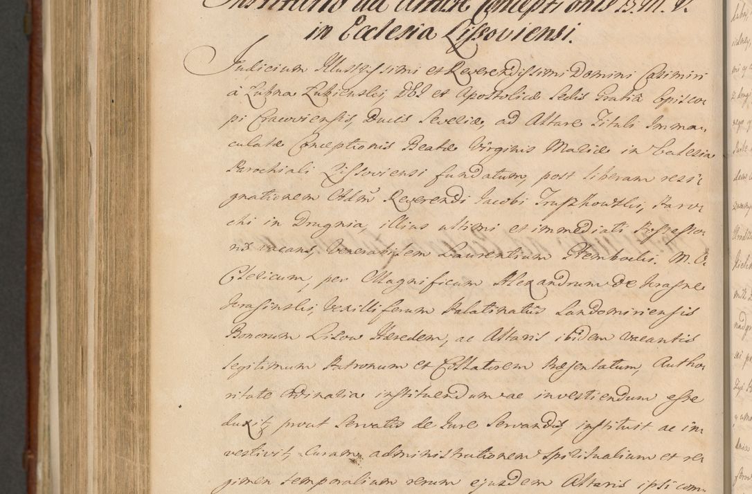 Zdjęcie nr 1842 dla obiektu archiwalnego: Acta actorum episcopalium R. D. Casimiri a Łubna Łubiński, episcopi Cracoviensis, ducis Severiae ab anno 1714 ad annum 1719 conscripta. Volumen II