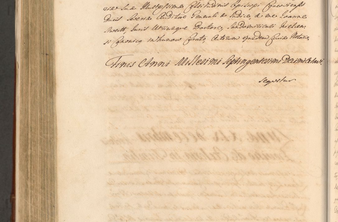 Zdjęcie nr 1830 dla obiektu archiwalnego: Acta actorum episcopalium R. D. Casimiri a Łubna Łubiński, episcopi Cracoviensis, ducis Severiae ab anno 1714 ad annum 1719 conscripta. Volumen II