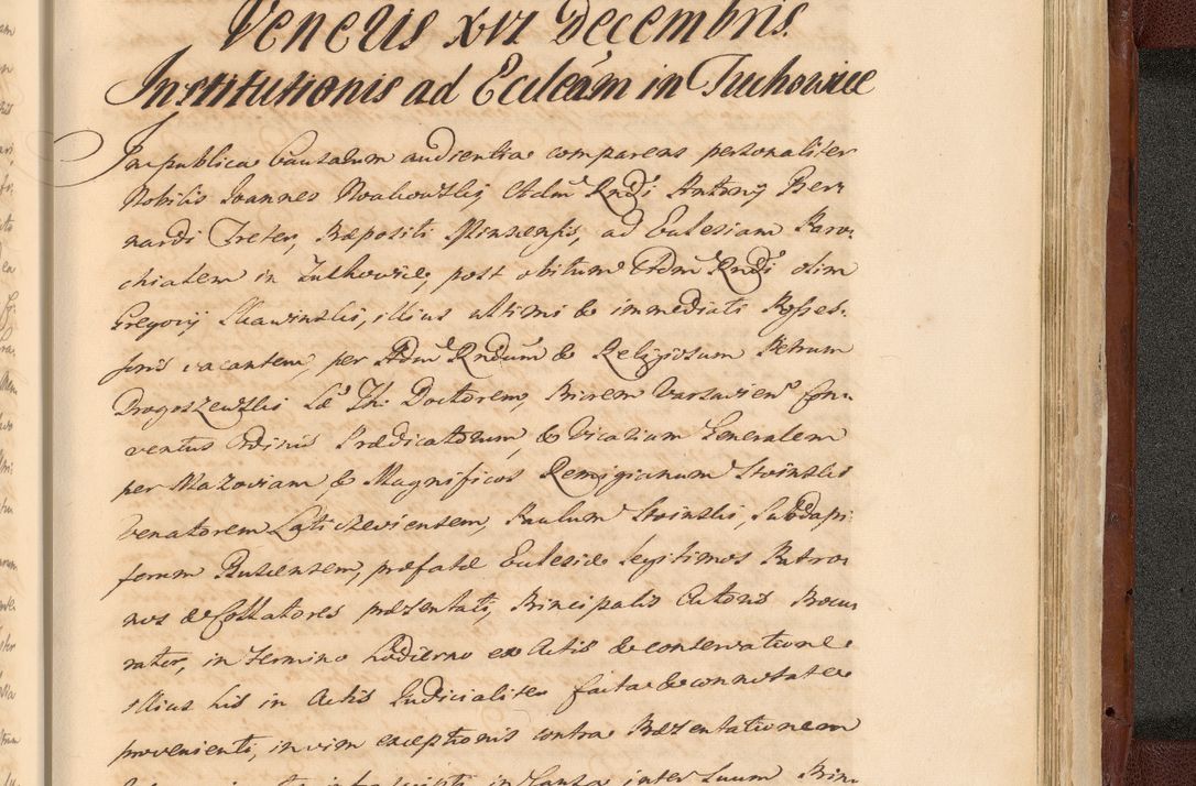 Zdjęcie nr 1827 dla obiektu archiwalnego: Acta actorum episcopalium R. D. Casimiri a Łubna Łubiński, episcopi Cracoviensis, ducis Severiae ab anno 1714 ad annum 1719 conscripta. Volumen II