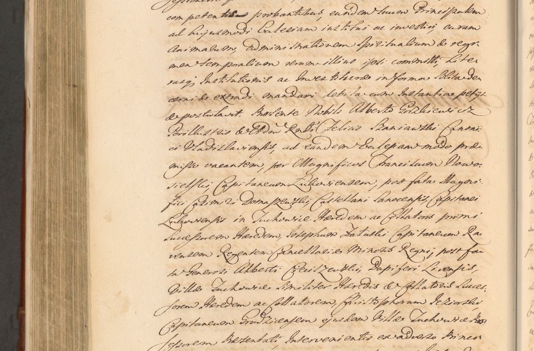Zdjęcie nr 1824 dla obiektu archiwalnego: Acta actorum episcopalium R. D. Casimiri a Łubna Łubiński, episcopi Cracoviensis, ducis Severiae ab anno 1714 ad annum 1719 conscripta. Volumen II