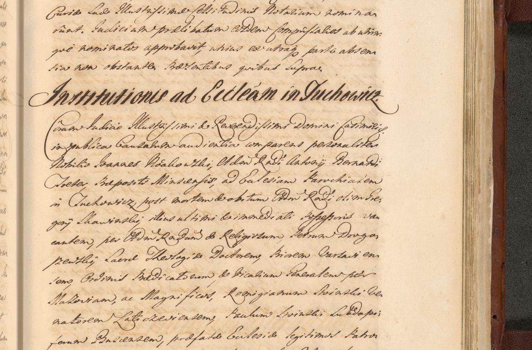 Zdjęcie nr 1823 dla obiektu archiwalnego: Acta actorum episcopalium R. D. Casimiri a Łubna Łubiński, episcopi Cracoviensis, ducis Severiae ab anno 1714 ad annum 1719 conscripta. Volumen II