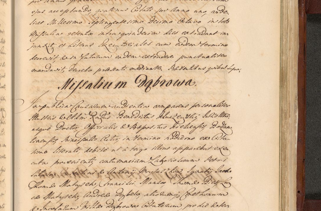 Zdjęcie nr 1819 dla obiektu archiwalnego: Acta actorum episcopalium R. D. Casimiri a Łubna Łubiński, episcopi Cracoviensis, ducis Severiae ab anno 1714 ad annum 1719 conscripta. Volumen II