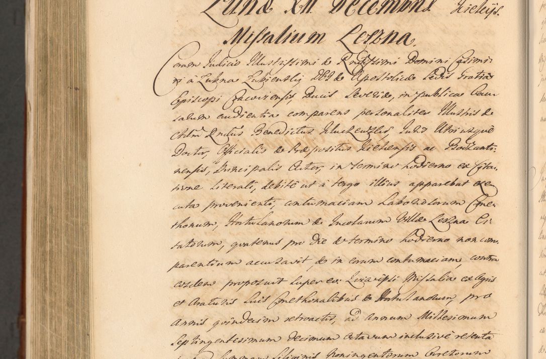 Zdjęcie nr 1818 dla obiektu archiwalnego: Acta actorum episcopalium R. D. Casimiri a Łubna Łubiński, episcopi Cracoviensis, ducis Severiae ab anno 1714 ad annum 1719 conscripta. Volumen II