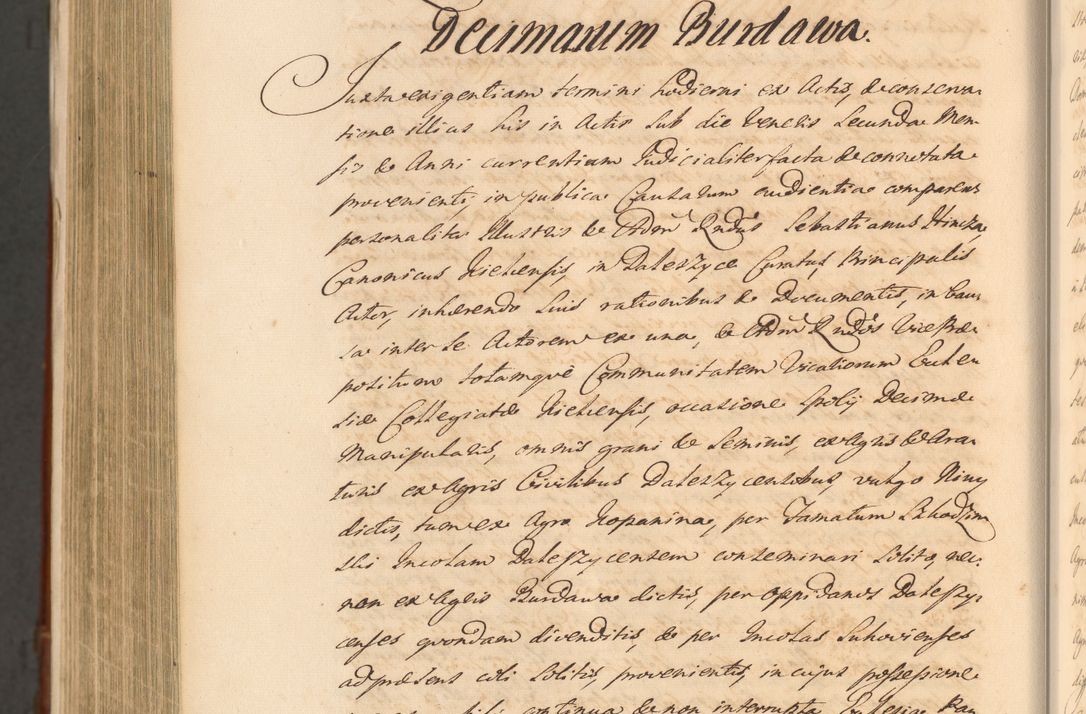 Zdjęcie nr 1816 dla obiektu archiwalnego: Acta actorum episcopalium R. D. Casimiri a Łubna Łubiński, episcopi Cracoviensis, ducis Severiae ab anno 1714 ad annum 1719 conscripta. Volumen II