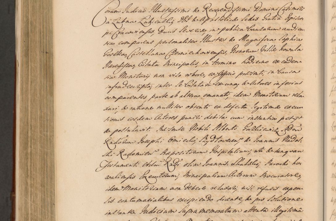 Zdjęcie nr 1812 dla obiektu archiwalnego: Acta actorum episcopalium R. D. Casimiri a Łubna Łubiński, episcopi Cracoviensis, ducis Severiae ab anno 1714 ad annum 1719 conscripta. Volumen II
