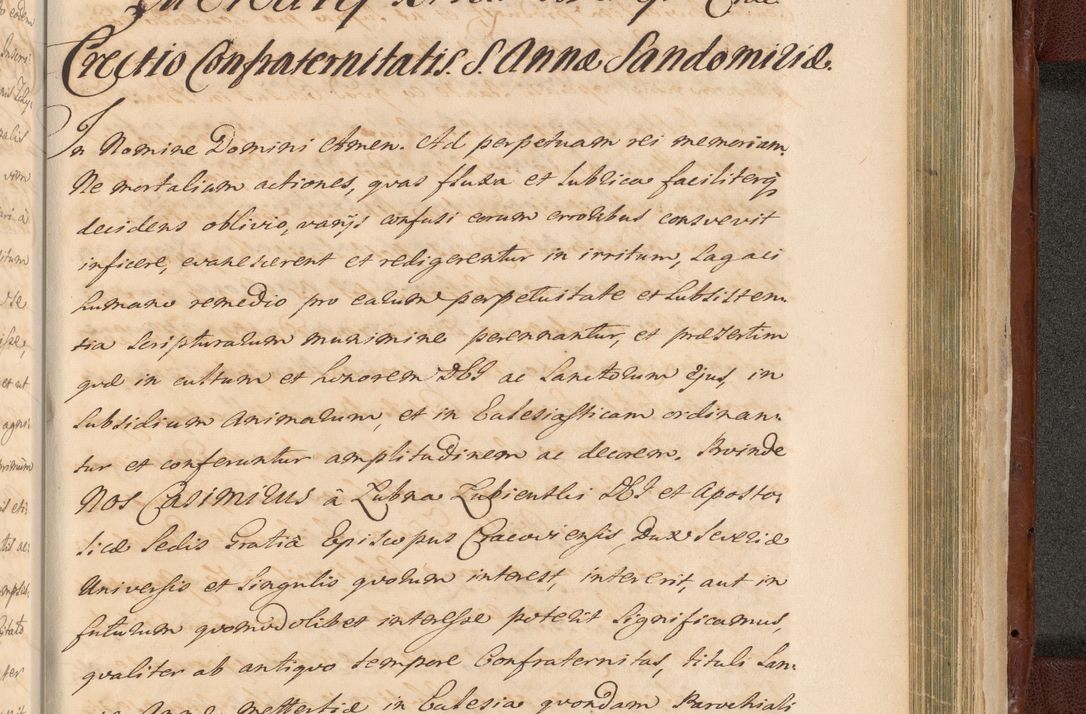 Zdjęcie nr 1609 dla obiektu archiwalnego: Acta actorum episcopalium R. D. Casimiri a Łubna Łubiński, episcopi Cracoviensis, ducis Severiae ab anno 1714 ad annum 1719 conscripta. Volumen II