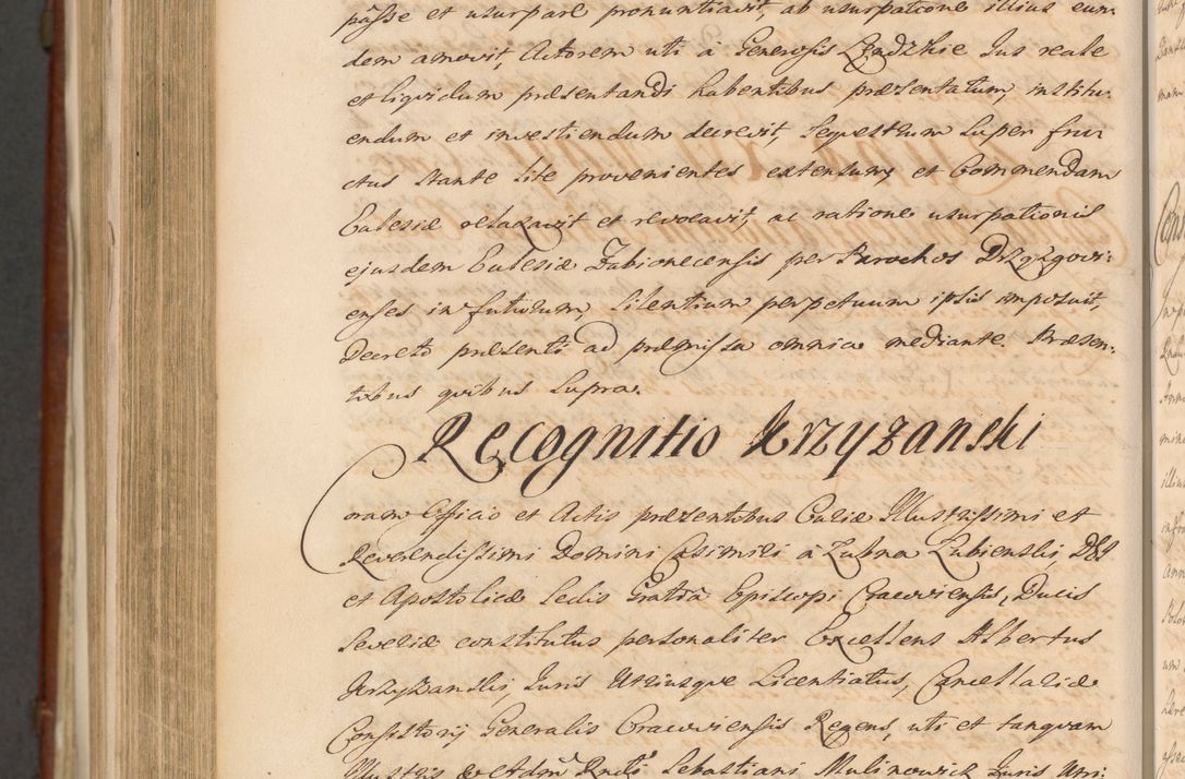 Zdjęcie nr 1606 dla obiektu archiwalnego: Acta actorum episcopalium R. D. Casimiri a Łubna Łubiński, episcopi Cracoviensis, ducis Severiae ab anno 1714 ad annum 1719 conscripta. Volumen II