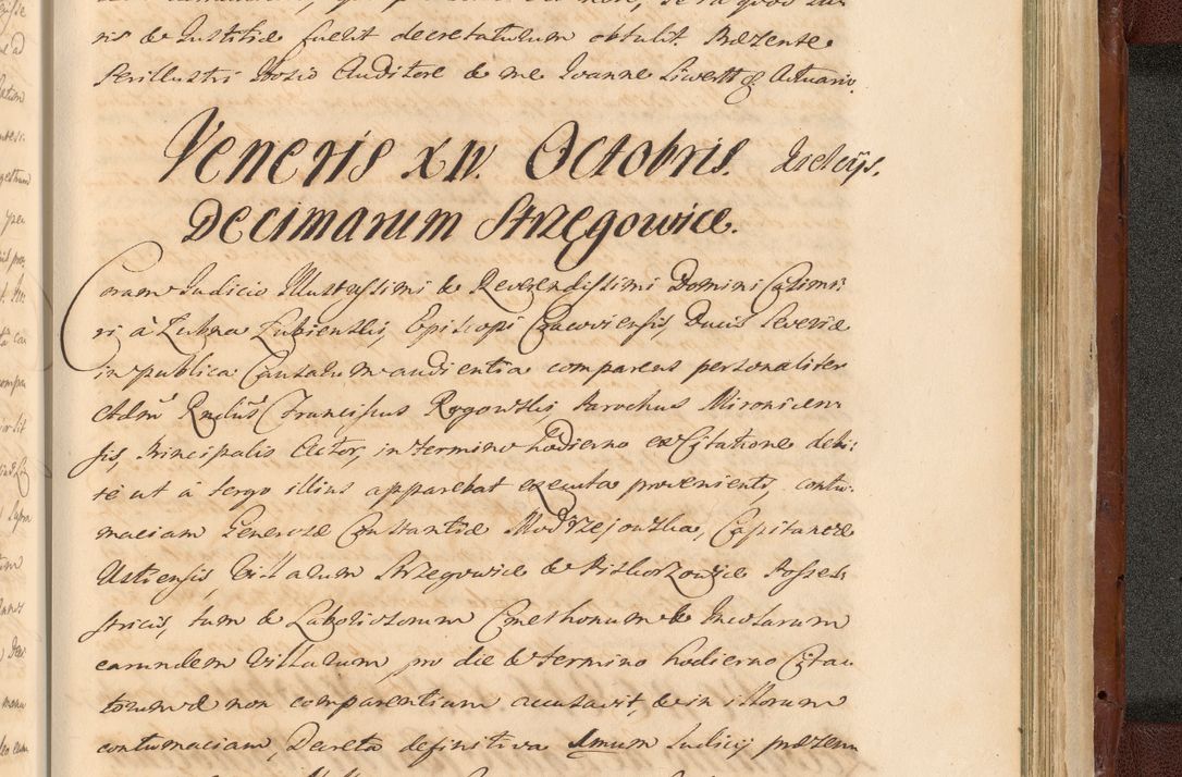 Zdjęcie nr 1789 dla obiektu archiwalnego: Acta actorum episcopalium R. D. Casimiri a Łubna Łubiński, episcopi Cracoviensis, ducis Severiae ab anno 1714 ad annum 1719 conscripta. Volumen II