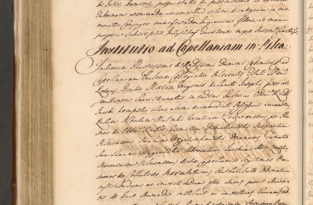 Zdjęcie nr 1786 dla obiektu archiwalnego: Acta actorum episcopalium R. D. Casimiri a Łubna Łubiński, episcopi Cracoviensis, ducis Severiae ab anno 1714 ad annum 1719 conscripta. Volumen II