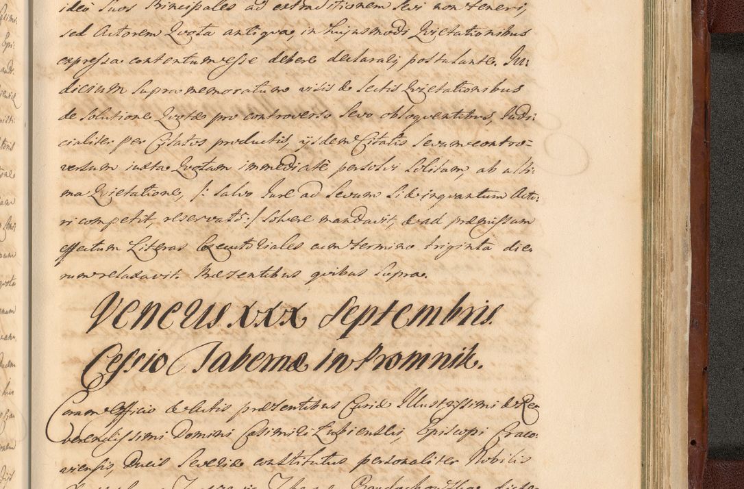 Zdjęcie nr 1785 dla obiektu archiwalnego: Acta actorum episcopalium R. D. Casimiri a Łubna Łubiński, episcopi Cracoviensis, ducis Severiae ab anno 1714 ad annum 1719 conscripta. Volumen II