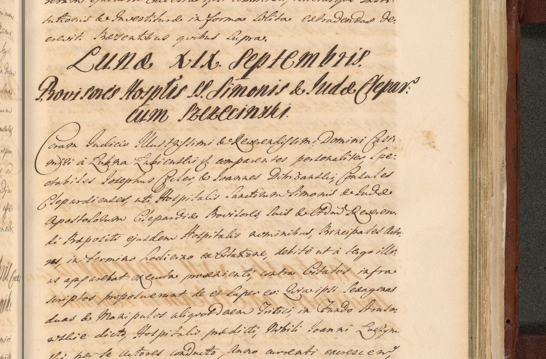 Zdjęcie nr 1773 dla obiektu archiwalnego: Acta actorum episcopalium R. D. Casimiri a Łubna Łubiński, episcopi Cracoviensis, ducis Severiae ab anno 1714 ad annum 1719 conscripta. Volumen II