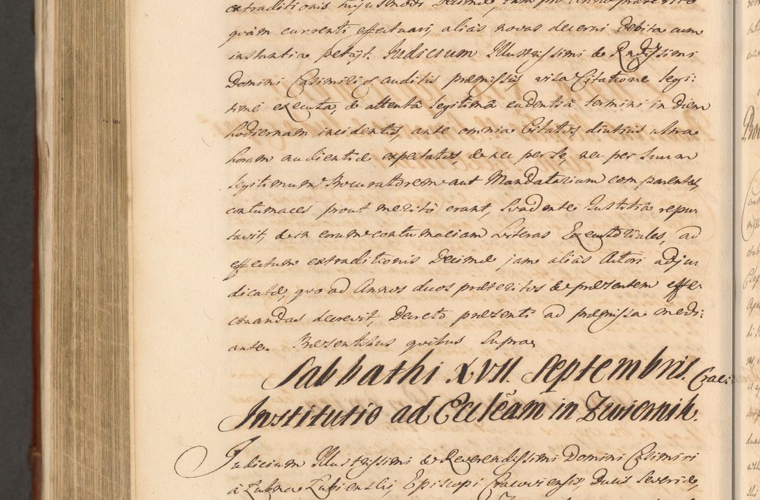 Zdjęcie nr 1772 dla obiektu archiwalnego: Acta actorum episcopalium R. D. Casimiri a Łubna Łubiński, episcopi Cracoviensis, ducis Severiae ab anno 1714 ad annum 1719 conscripta. Volumen II