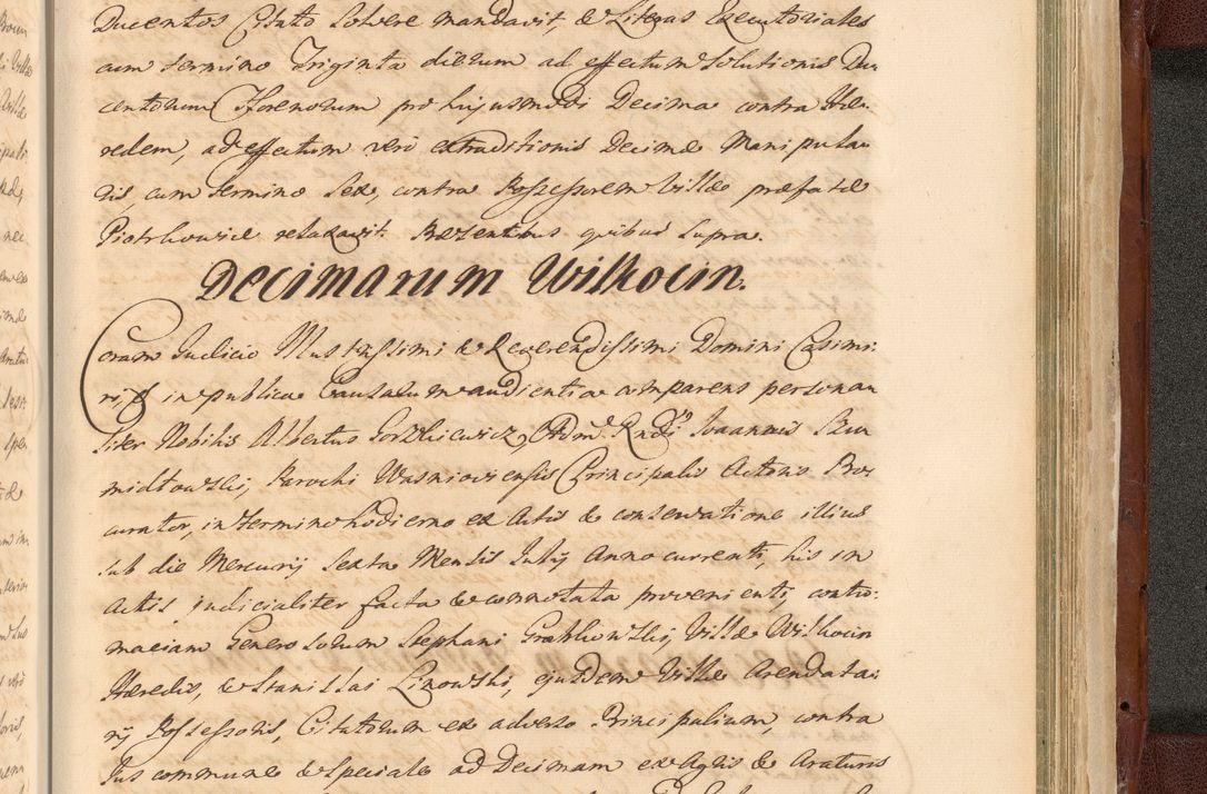 Zdjęcie nr 1769 dla obiektu archiwalnego: Acta actorum episcopalium R. D. Casimiri a Łubna Łubiński, episcopi Cracoviensis, ducis Severiae ab anno 1714 ad annum 1719 conscripta. Volumen II