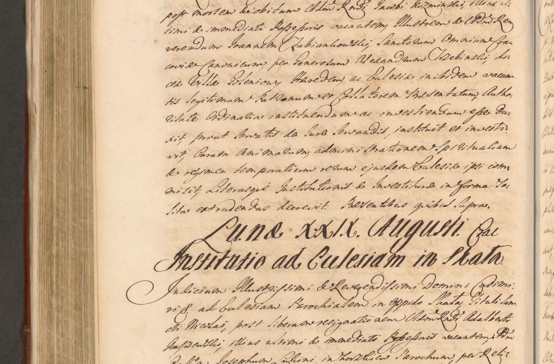 Zdjęcie nr 1766 dla obiektu archiwalnego: Acta actorum episcopalium R. D. Casimiri a Łubna Łubiński, episcopi Cracoviensis, ducis Severiae ab anno 1714 ad annum 1719 conscripta. Volumen II