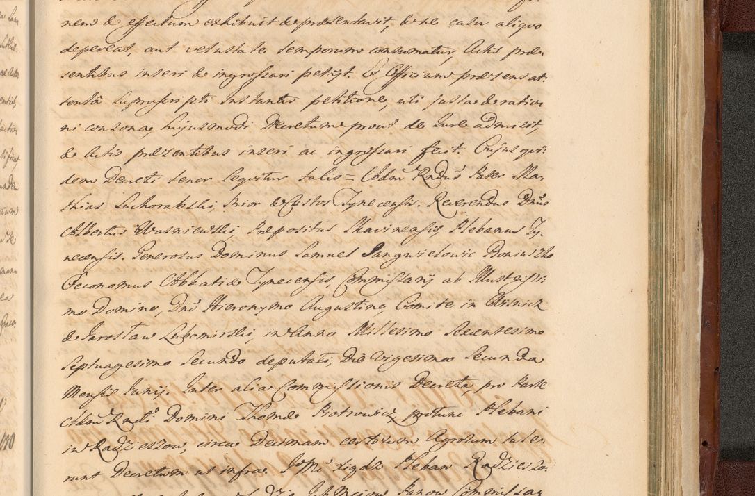 Zdjęcie nr 1759 dla obiektu archiwalnego: Acta actorum episcopalium R. D. Casimiri a Łubna Łubiński, episcopi Cracoviensis, ducis Severiae ab anno 1714 ad annum 1719 conscripta. Volumen II