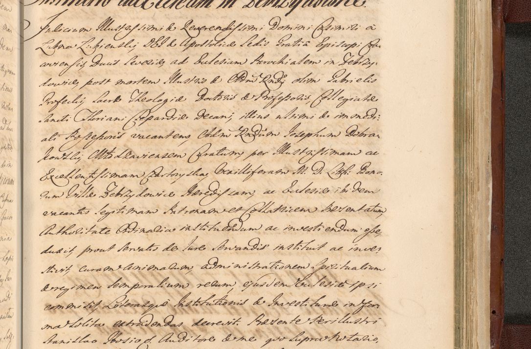 Zdjęcie nr 1757 dla obiektu archiwalnego: Acta actorum episcopalium R. D. Casimiri a Łubna Łubiński, episcopi Cracoviensis, ducis Severiae ab anno 1714 ad annum 1719 conscripta. Volumen II
