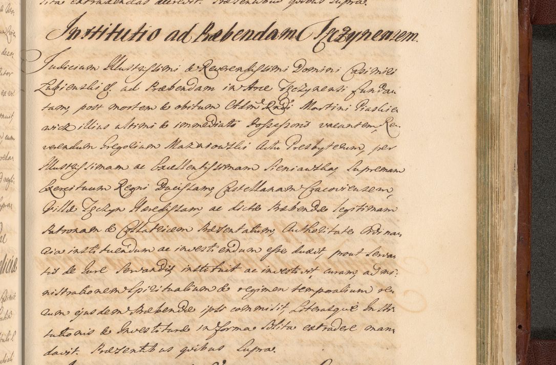 Zdjęcie nr 1743 dla obiektu archiwalnego: Acta actorum episcopalium R. D. Casimiri a Łubna Łubiński, episcopi Cracoviensis, ducis Severiae ab anno 1714 ad annum 1719 conscripta. Volumen II