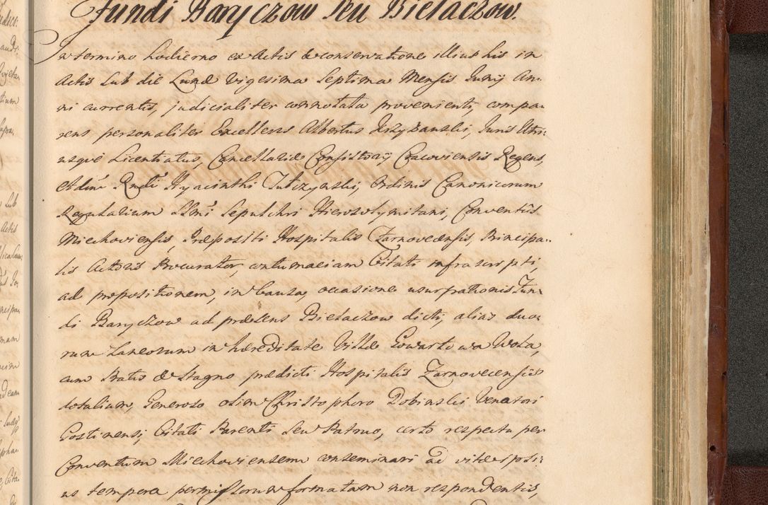 Zdjęcie nr 1737 dla obiektu archiwalnego: Acta actorum episcopalium R. D. Casimiri a Łubna Łubiński, episcopi Cracoviensis, ducis Severiae ab anno 1714 ad annum 1719 conscripta. Volumen II