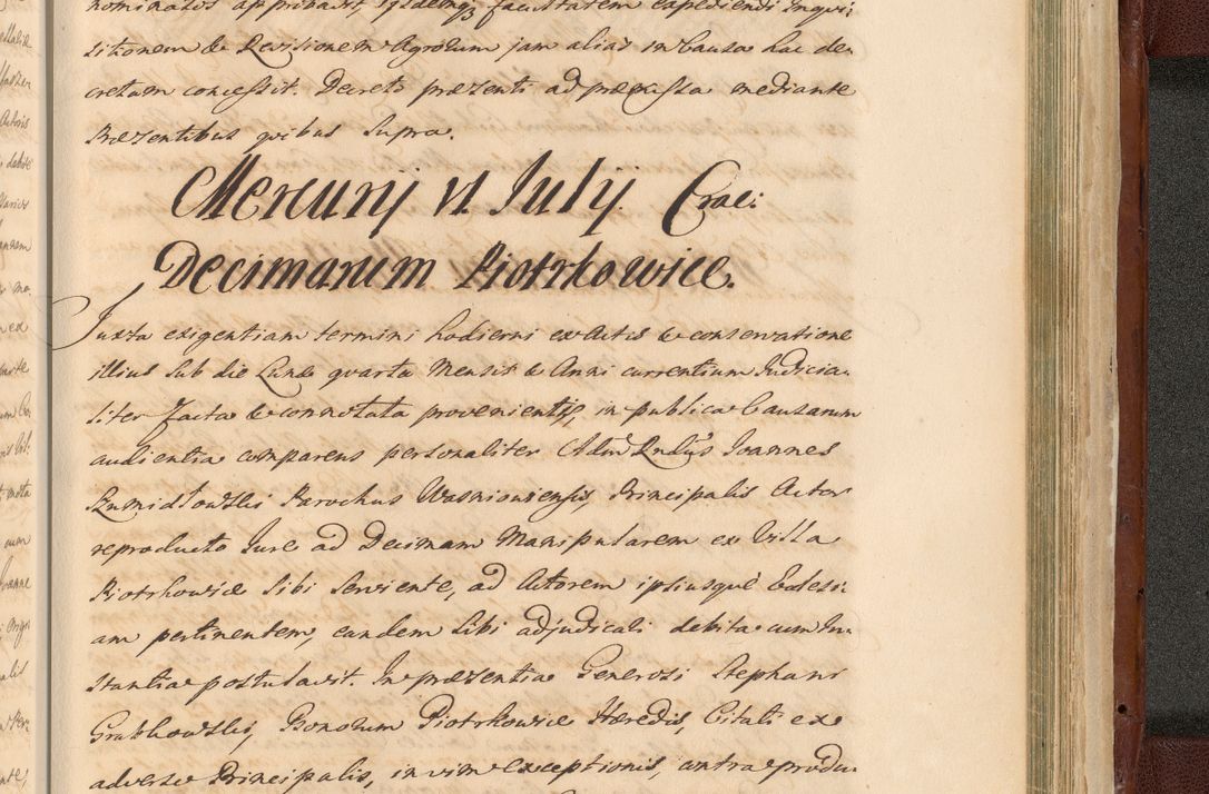 Zdjęcie nr 1735 dla obiektu archiwalnego: Acta actorum episcopalium R. D. Casimiri a Łubna Łubiński, episcopi Cracoviensis, ducis Severiae ab anno 1714 ad annum 1719 conscripta. Volumen II