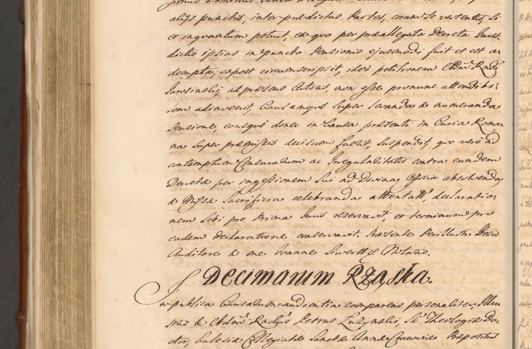 Zdjęcie nr 1726 dla obiektu archiwalnego: Acta actorum episcopalium R. D. Casimiri a Łubna Łubiński, episcopi Cracoviensis, ducis Severiae ab anno 1714 ad annum 1719 conscripta. Volumen II