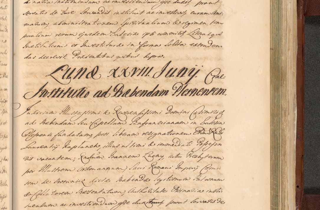 Zdjęcie nr 1697 dla obiektu archiwalnego: Acta actorum episcopalium R. D. Casimiri a Łubna Łubiński, episcopi Cracoviensis, ducis Severiae ab anno 1714 ad annum 1719 conscripta. Volumen II