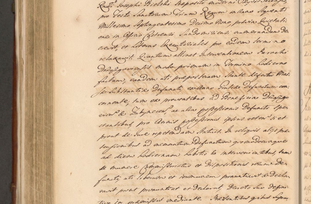 Zdjęcie nr 1696 dla obiektu archiwalnego: Acta actorum episcopalium R. D. Casimiri a Łubna Łubiński, episcopi Cracoviensis, ducis Severiae ab anno 1714 ad annum 1719 conscripta. Volumen II