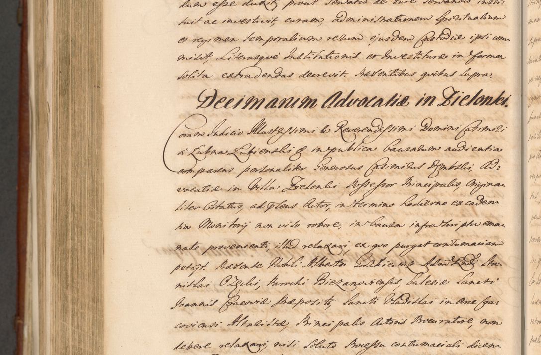 Zdjęcie nr 1670 dla obiektu archiwalnego: Acta actorum episcopalium R. D. Casimiri a Łubna Łubiński, episcopi Cracoviensis, ducis Severiae ab anno 1714 ad annum 1719 conscripta. Volumen II