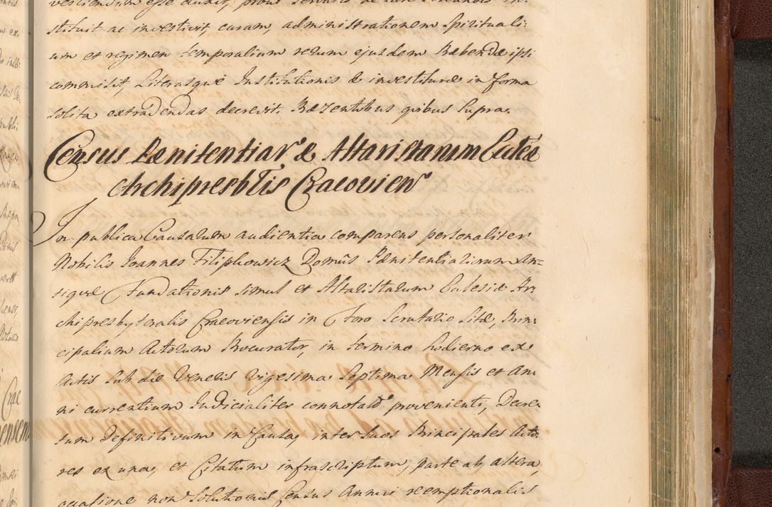 Zdjęcie nr 1661 dla obiektu archiwalnego: Acta actorum episcopalium R. D. Casimiri a Łubna Łubiński, episcopi Cracoviensis, ducis Severiae ab anno 1714 ad annum 1719 conscripta. Volumen II