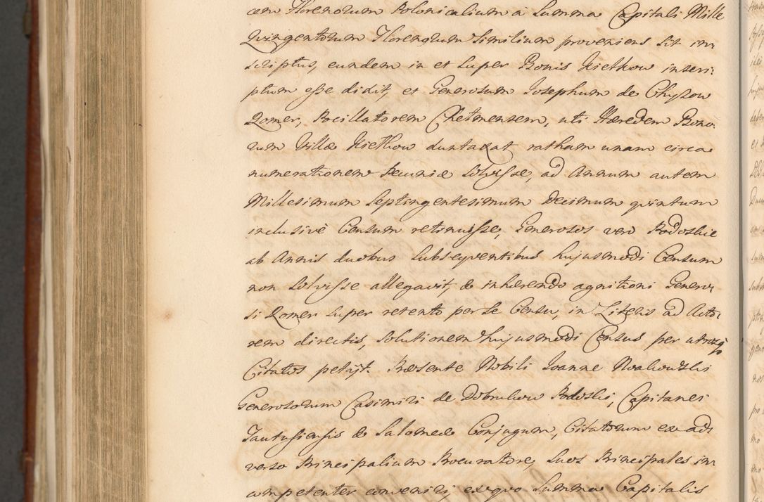 Zdjęcie nr 1656 dla obiektu archiwalnego: Acta actorum episcopalium R. D. Casimiri a Łubna Łubiński, episcopi Cracoviensis, ducis Severiae ab anno 1714 ad annum 1719 conscripta. Volumen II