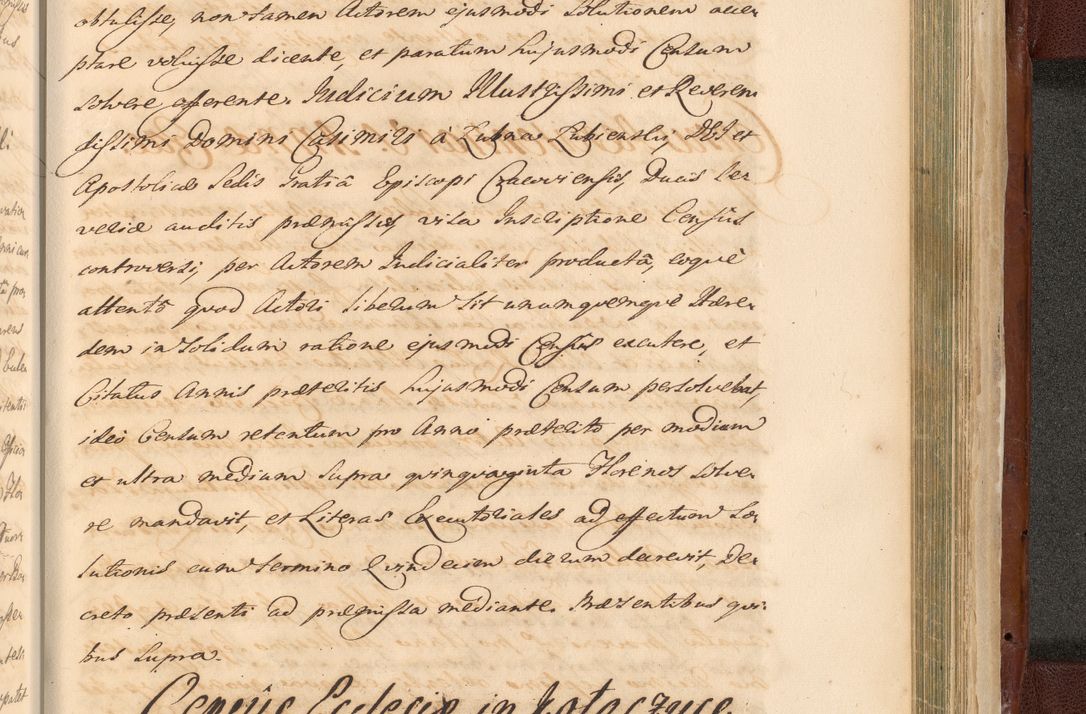 Zdjęcie nr 1655 dla obiektu archiwalnego: Acta actorum episcopalium R. D. Casimiri a Łubna Łubiński, episcopi Cracoviensis, ducis Severiae ab anno 1714 ad annum 1719 conscripta. Volumen II