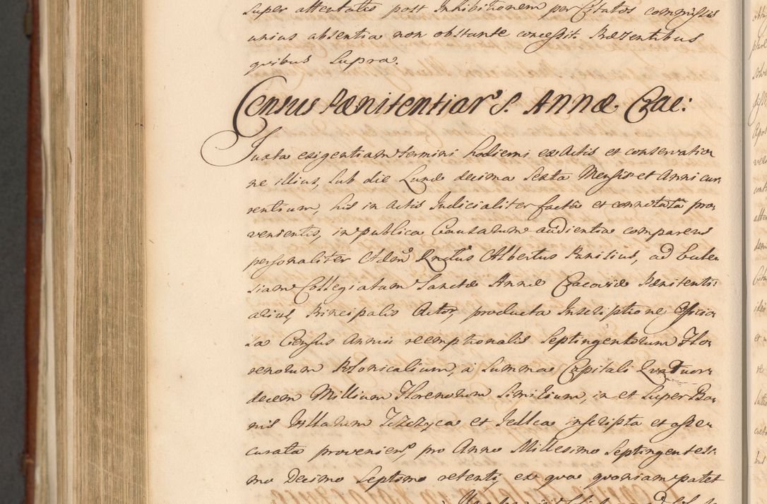Zdjęcie nr 1654 dla obiektu archiwalnego: Acta actorum episcopalium R. D. Casimiri a Łubna Łubiński, episcopi Cracoviensis, ducis Severiae ab anno 1714 ad annum 1719 conscripta. Volumen II