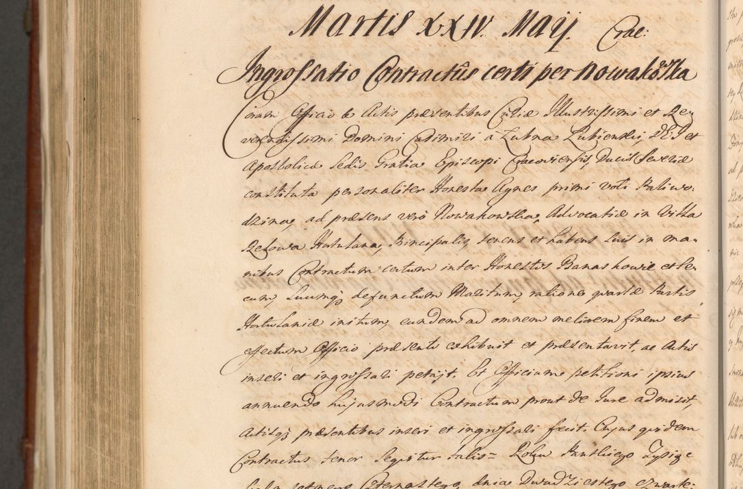 Zdjęcie nr 1648 dla obiektu archiwalnego: Acta actorum episcopalium R. D. Casimiri a Łubna Łubiński, episcopi Cracoviensis, ducis Severiae ab anno 1714 ad annum 1719 conscripta. Volumen II